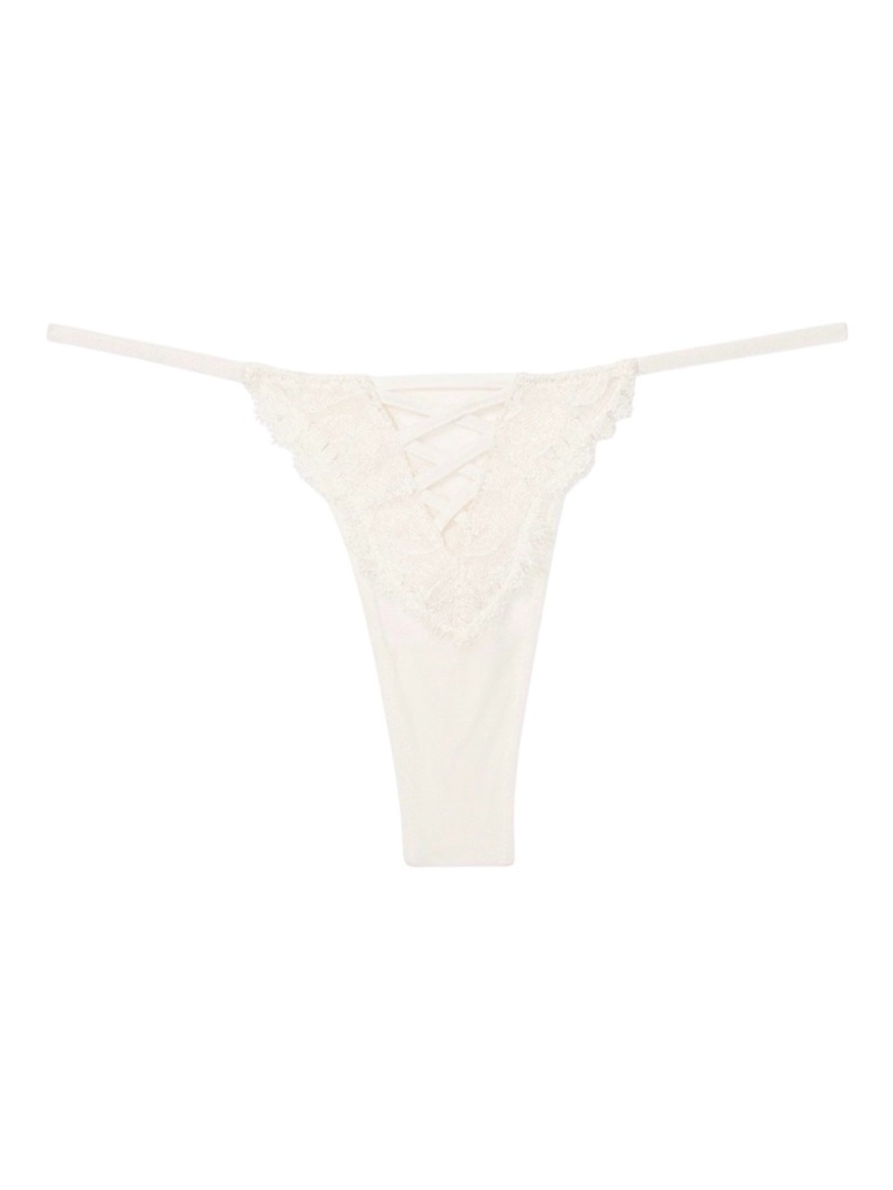 Victoria's Secret Boho Floral Embroidery Thong Panty